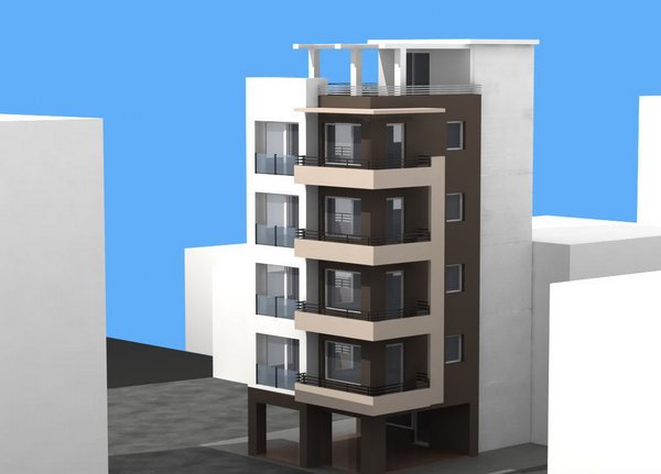 Продажа Многоэтажный жилой дом 850.000 € Эвозмос - Неа Полития (новый западный район) ((№) Μ-14230)